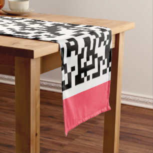 Design Your Own QR Code Table Runner Example