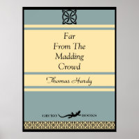 Design Your Own Retro Book Cover Wall Art