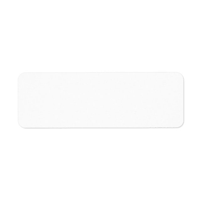Design Your Own Return Address Labels (Front)