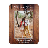 Design your own rustic photo Thank you Wedding