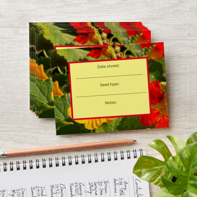 Design your own seed saving envelopes, garden envelope (Stacked)