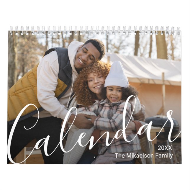Design Your Own Single Photo Calendar (Cover)