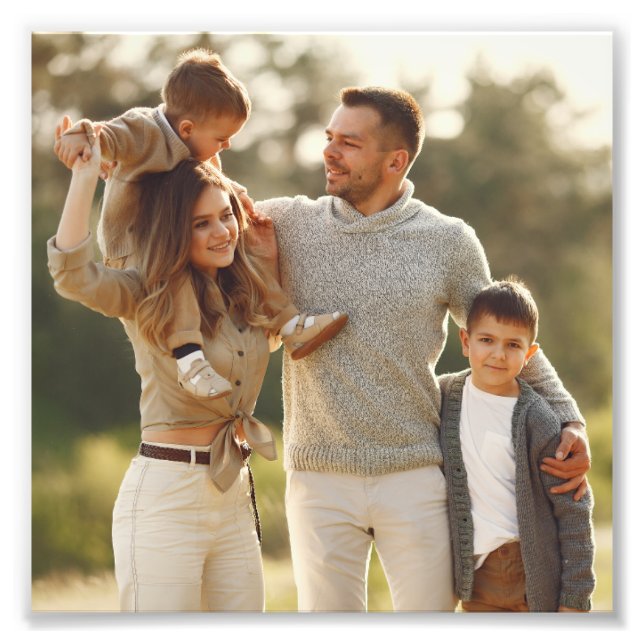 Design Your Own Single Photo Print (Front)