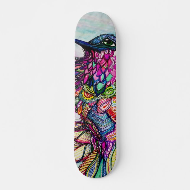 Design Your Own Skateboard Fantasy Bird in Flight (Front)