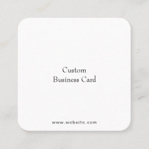 Design Your Own Square Business Card