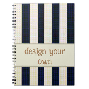 Design your own stripped notebook