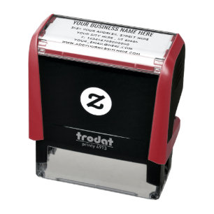 Design Your Own Template Address Self-inking Stamp