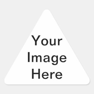 design your own triangle sticker