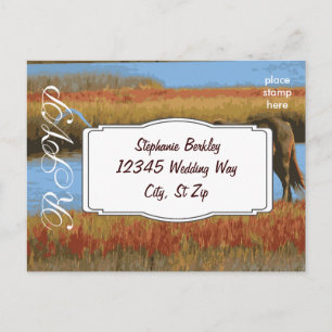 Design Your Own Wedding RSVP Postcards
