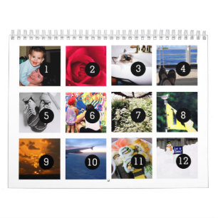 Design Your Own White Photo Calendar