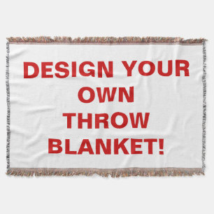 Design Your Own Woven Throw Blanket