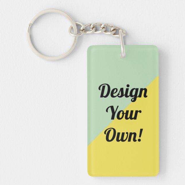 Design Your Personalise Gift Key Ring (Front)