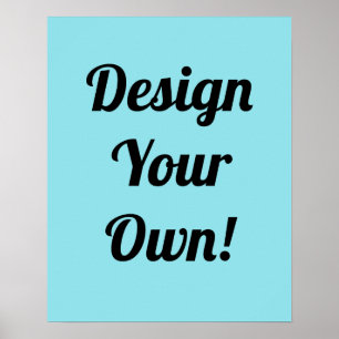 Design Your Personalised Gift Poster Custom