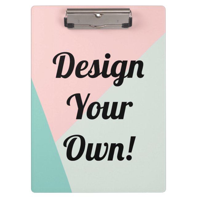 Design Your Personalised Gifts Clipboard (Front)
