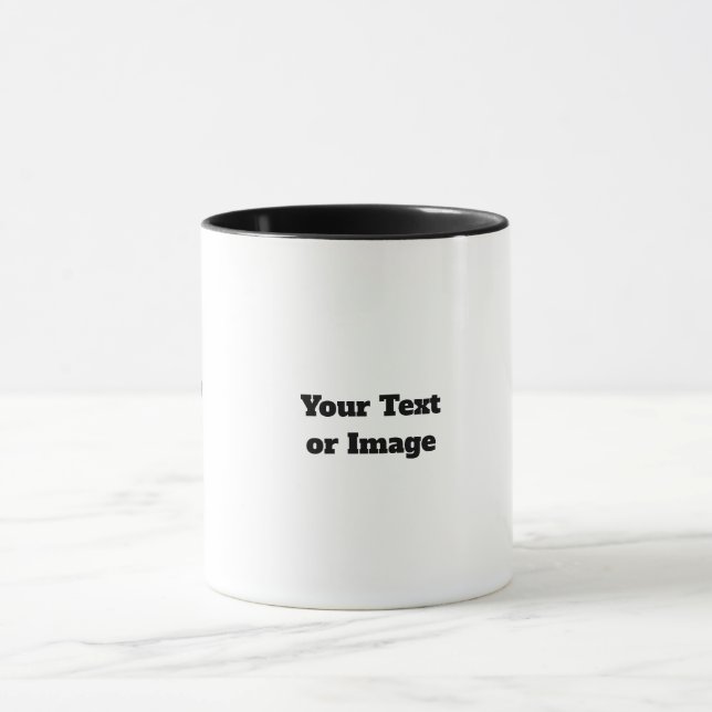 Design Your Photo Mug - Custom Text Photo Gift (Center)