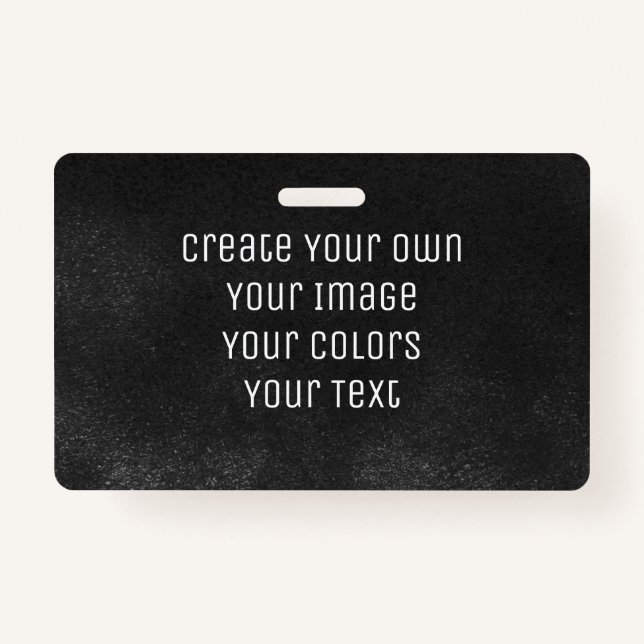 Design Your Way - Create Your Own ID Badge (Front)