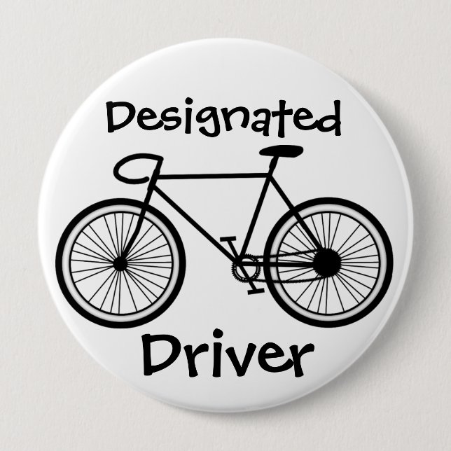 Designated Driver - SRF 10 Cm Round Badge (Front)