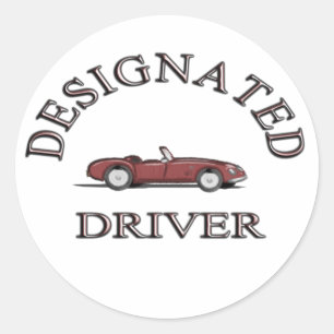 Designated Driver Sticker