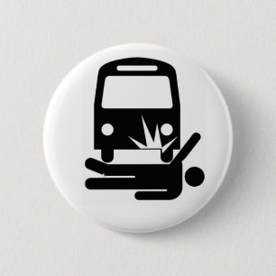 Designated Man Under The Bus 6 Cm Round Badge