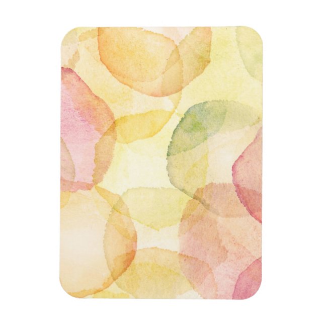 Designed abstract background with watercolor magnet (Vertical)