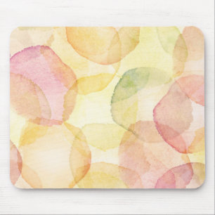 Designed abstract background with watercolor mouse pad