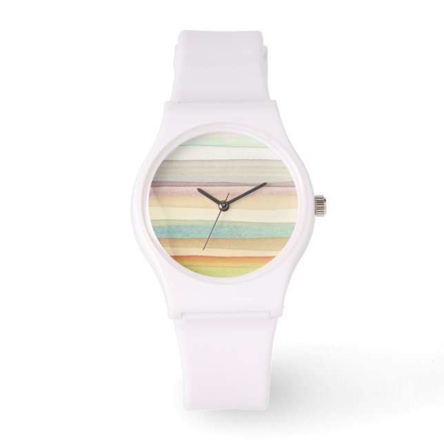Designed art background. Used watercolor Watch (Front)