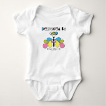 Designed By God Abstract Butterfly Baby Tees/