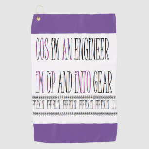 Designed for Engineers and sports people Golf Towel