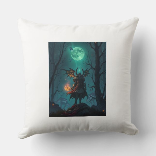 Designed Throw Pillow  (Back)