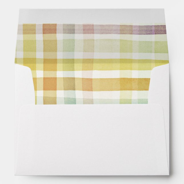 Designed watercolor art background, texture 2 envelopes (Back (Bottom))