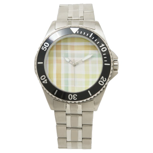 Designed watercolor art background, texture 2 watch (Front)