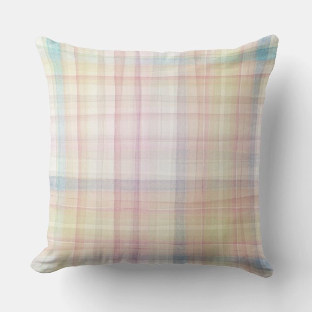 Designed watercolor art background, texture cushion (Front)