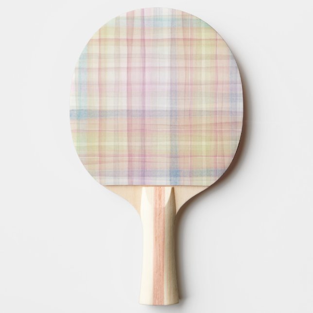 Designed watercolor art background, texture ping pong paddle (Front)