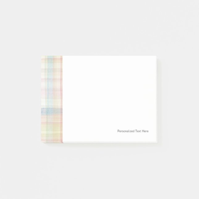Designed watercolor art background, texture post-it notes (Front)
