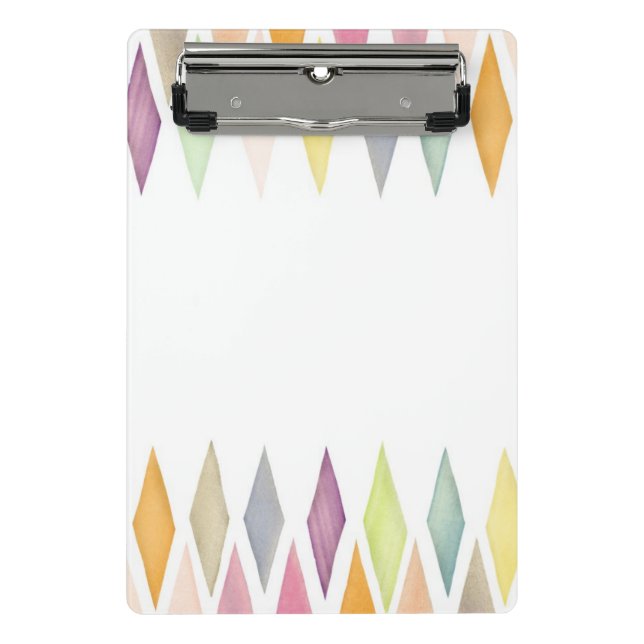 Designed watercolor background mini clipboard (Front)
