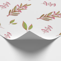 Designed Wildflower Wrapping paper