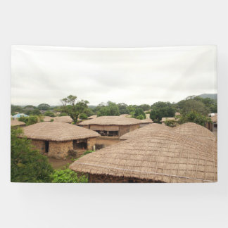 Designed with a photograph of South Korea, Printed Banner