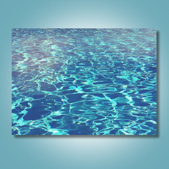 Designer Aqua Pool Rippling Water Tissue Paper (Creator Uploaded)