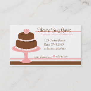 Designer Bakedgoods-Cake Business Card