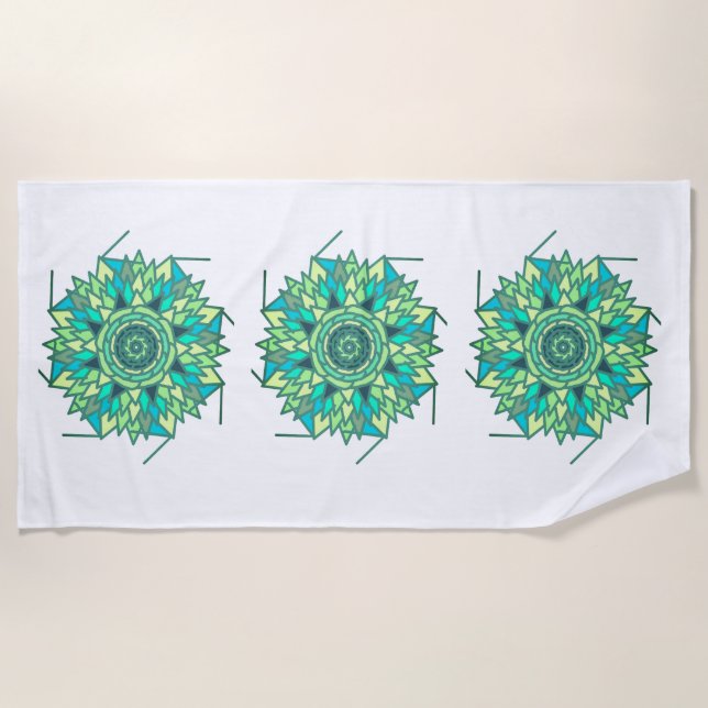 designer beach towel (Front)