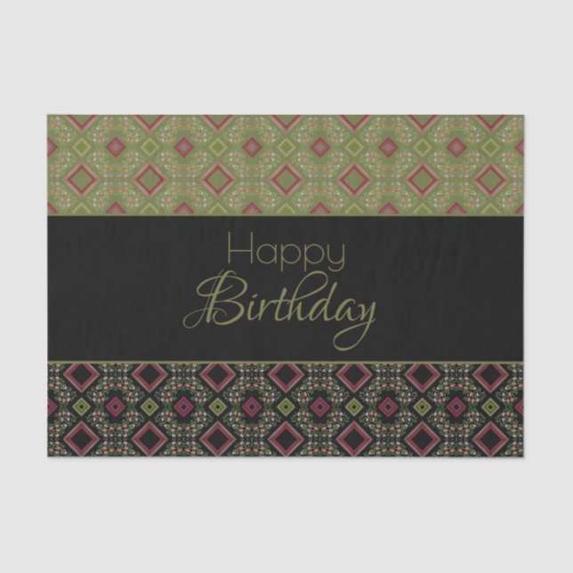 Designer Birthday Tissue Paper (Front)