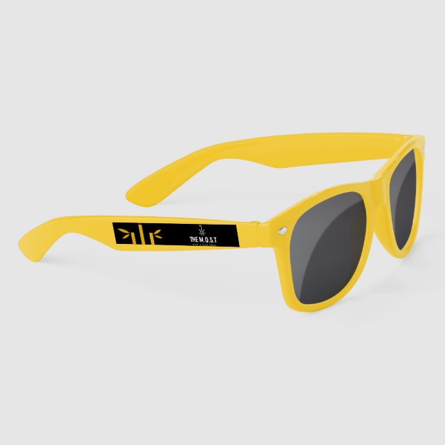 Designer black frame Sunglasses(yellow) (Right)