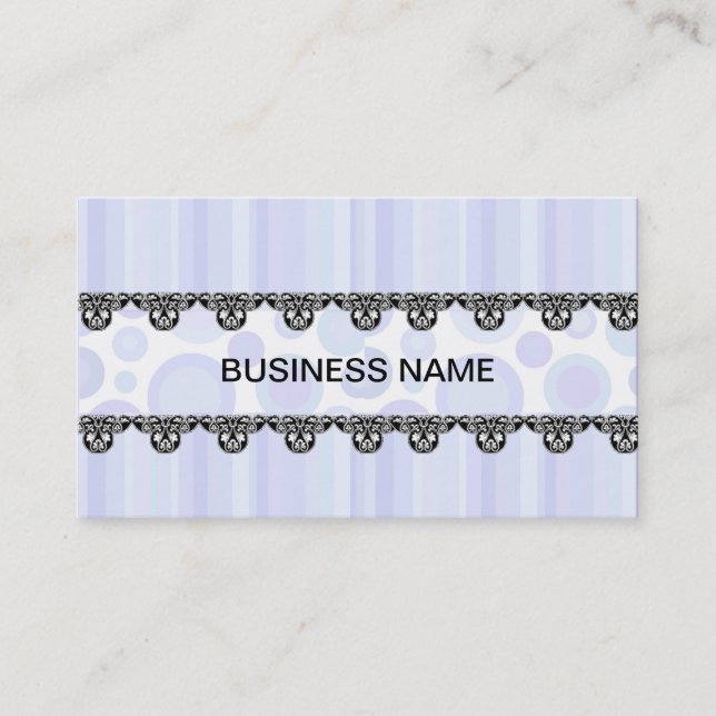 DESIGNER BLUE BUSINESS CARD TEMPLATE (Front)