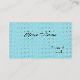 Designer Blue Profile Card Template