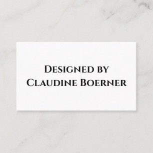 Designer Business Card