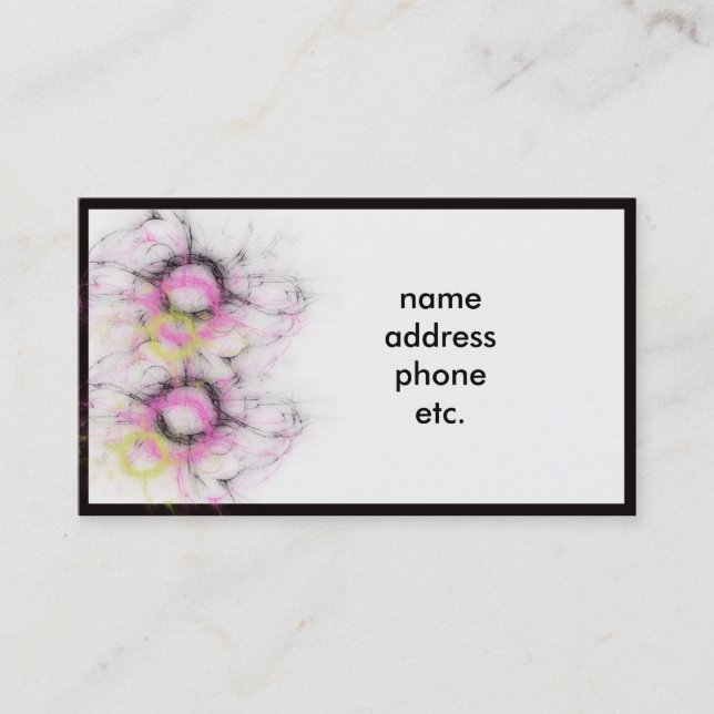 designer business card (Front)