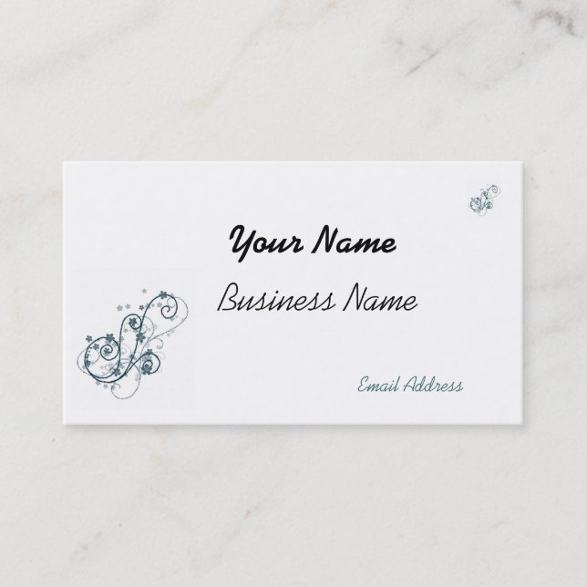 Designer Business Card Template (Front)