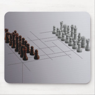 Designer chess mouse pad