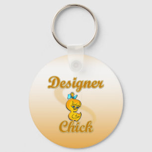 Designer Chick Key Ring