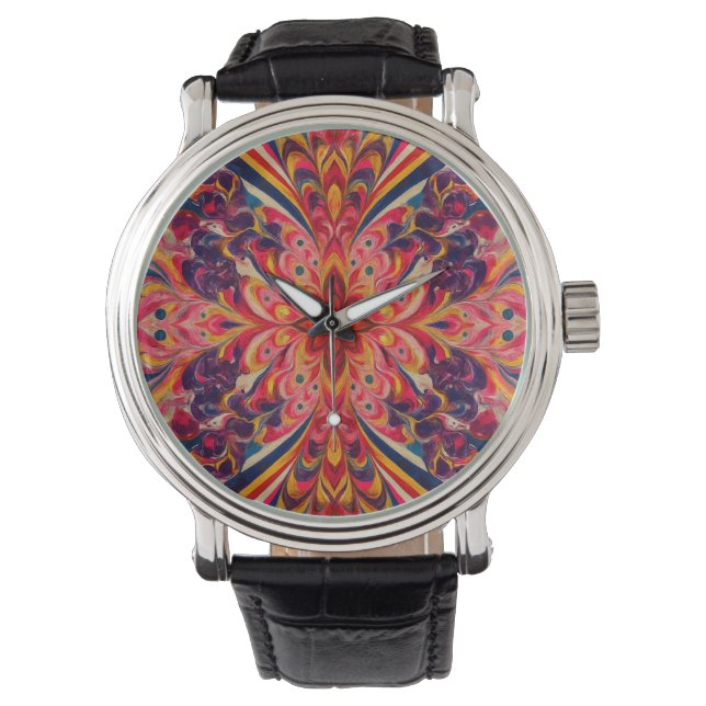 Designer Cosmic Kaleidoscope Watch (Front)
